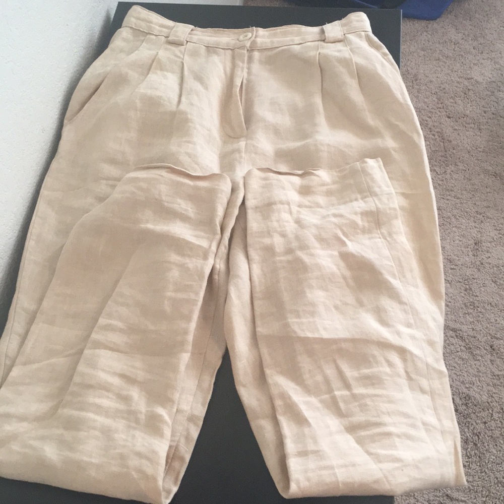 100% Linen Trousers